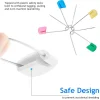 Épingles de sûreté pour bébé, 50 pièces, épingles à couches en plastique pour tissu, épingles de sûreté de couture en acier inoxydable pour quilting, marqueurs de points de tricot