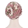 foulard turban musulman en coton imprimé pour femmes, casquettes hijab intérieures islamiques, foulards arabes