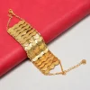 bracelets et bracelets de pièces de monnaie de couleur or pour femmes et hommes, bijoux islamiques musulmans arabes du moyen orient, cadeaux africains