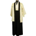 Kimono japonais traditionnel Yukata pour hommes, mode Kimono japonais à manches longues, vêtements asiatiques de samouraï