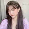 Épingles à cheveux en strass brillant pour femmes, pince à cheveux simple couleur or argent, accessoires pour cheveux de fille, bijoux, vente en gros