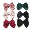 barrette en satin à gros nœud pour cheveux, épingle à cheveux pour filles et femmes, bandeaux en mousseline de soie, accessoires pour cheveux
