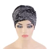 Bohimina Style imprimé Voile foulard Bonnet pour femmes islamique Hijab chapeaux multifonction musulman écharpe Turban cheveux foulards