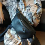 BRIGGS – sac de ceinture pour femmes, sac de luxe de marque de styliste, sac en cuir véritable de qualité féminine, sac banane pour femmes