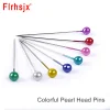 flrhsjx épingles à tête de perle épingles à coudre épingles à quilting droites pour couturière bijoux décoration couture artisanat bricolage fournitures de couture