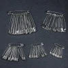 Épingles de sûreté de haute qualité, 50 pièces, accessoires d'outils de couture, aiguilles en métal argenté, grande épingle de sûreté, petite broche, accessoires pour vêtements