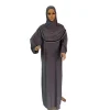 h118 taille libre robe musulmane avec hijab attaché prier khimar caftan burqa abaya robe hijab moyen orient vêtements