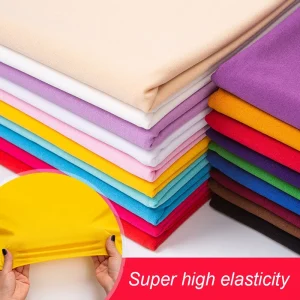 Tissu Jersey extensible pour bricolage, hauts et robes, vêtements décontractés, matériel de couture, 168cm de large, 160gms Tissu Jersey extensible pour bricolage, hauts et robes, vêtements décontractés, matériel de couture, 168cm de large, 160gms