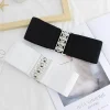 ceinture large élastique pour femme, ceinture rétro tendance, décoration simple pour les jeunes, environnement nouveau, design de créateur de mode