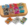 offre spéciale 100 pièces épingles à coudre 38mm perle tête sphérique punaises droites quilting broches pour la couture bijoux décor bricolage outils de couture