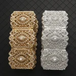 Grande ceinture pour Femme en Strass, Chaîne Luxueuse, Chaînes de Ventre Tendance Européenne et Arabe, Mode Abaya, Caftan, Bijoux de Mariage