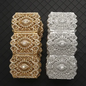 Grande ceinture pour Femme en Strass, Chaîne Luxueuse, Chaînes de Ventre Tendance Européenne et Arabe, Mode Abaya, Caftan, Bijoux de Mariage