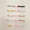base de broche de sécurité pour bijoux, épingles de sûreté, clip de bijoux, base vierge pour bricolage, fournitures exécutives, accessoires, résultats