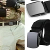 ceintures pour hommes ceintures pour femme sangle toile ceinture tactique décontractée taille automatique boucle en métal léger respirant concepteur ceinture femme ceinture homme jeans belt cadeau homme cintura uomo
