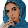 sous écharpe musulmane femmes voile hijab bonnet femmes musulmanes écharpe turbans tête pour femmes hijabs diamant foulard islamique