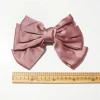 barrette en satin à gros nœud pour cheveux, épingle à cheveux pour filles et femmes, bandeaux en mousseline de soie, accessoires pour cheveux