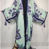 abaya kimono à manches longues pour femmes musulmanes, cardigan vintage élégant, robe caftan, style bohème décontracté, collection 2021