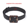 ceinture ronde en bois pour femmes, ceinture en paille élastique, large sangle tressée décontractée, tissée pour filles, mode pp, styliste féminin