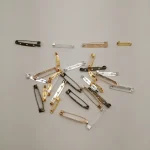 Base de broche de sécurité pour bijoux, épingles de sûreté, clip de bijoux, base vierge pour bricolage, fournitures exécutives, accessoires, résultats
