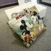 disney mickey mouse sac à main épaule dessin animé grande capacité shopper point toile dame mignon femmes sac sacs à bandoulière pour les femmes