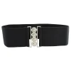 ceinture large élastique pour femme, ceinture rétro tendance, décoration simple pour les jeunes, environnement nouveau, design de créateur de mode