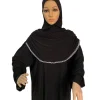 h118 taille libre robe musulmane avec hijab attaché prier khimar caftan burqa abaya robe hijab moyen orient vêtements