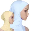 6yqa bonnet hijab à couverture complète pour femme musulmane, doux, islamique, sous Écharpe, cou, tête, 6yqa