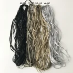 Ruban en soie pure pour motifs de broderie, soie 100%, couleur unie, sensation de main douce, livraison gratuite, 4mm, 10MTS à 50MTS/Roll