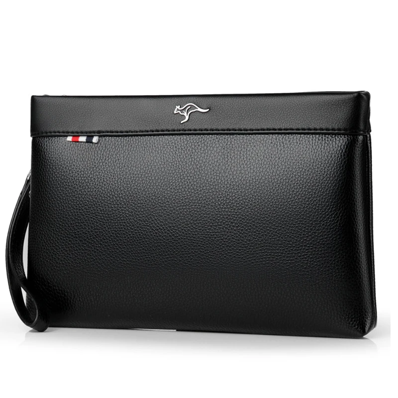 marque de luxe hommes d'affaires portefeuille en cuir homme pochette pièces de monnaie poche sac à main enveloppe décontractée longs portefeuilles mâle sac pratique pour ipad