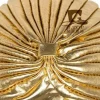 turban métallique tête enveloppement chapeau bandeau bandana casquette couleur or et argent hijab tête enveloppement bonnet chapeau musulman chimio casquette