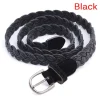ceinture tissée en corde de chanvre pour femmes, 102cm, 6 couleurs, marron, blanc, pour robe, vêtements