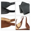 boho ceinture pour femmes bowknot faux en cuir wrap around style obi cinch ceinture ceinture noire brun femmes ceinture