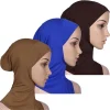 6yqa bonnet hijab à couverture complète pour femme musulmane, doux, islamique, sous Écharpe, cou, tête, 6yqa