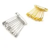 Épingle de sécurité dorée et argentée, épingle à outils, haute qualité, 22mm, 100 pièces par lot accessoires d'outils de couture bricolage, accessoires pour vêtements