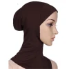 6yqa bonnet hijab à couverture complète pour femme musulmane, doux, islamique, sous Écharpe, cou, tête, 6yqa