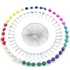 Épingles à coudre à tête ronde en perles, 480 pièces/lot, pour corsage de mariage, fleuriste, accessoires pour documents mixtes