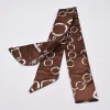 petit foulard en soie pour femmes, nouvelle collection 2021, poignée imprimée, rubans de sac, marque de mode, foulard de tête, petits foulards longs et slim, vente en gros