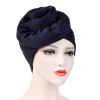 turban en coton de luxe pour femmes musulmanes, accessoires pour cheveux, casquettes hijab pour filles musulmanes