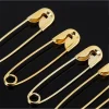Épingle de sécurité dorée et argentée, épingle à outils, haute qualité, 22mm, 100 pièces par lot accessoires d'outils de couture bricolage, accessoires pour vêtements