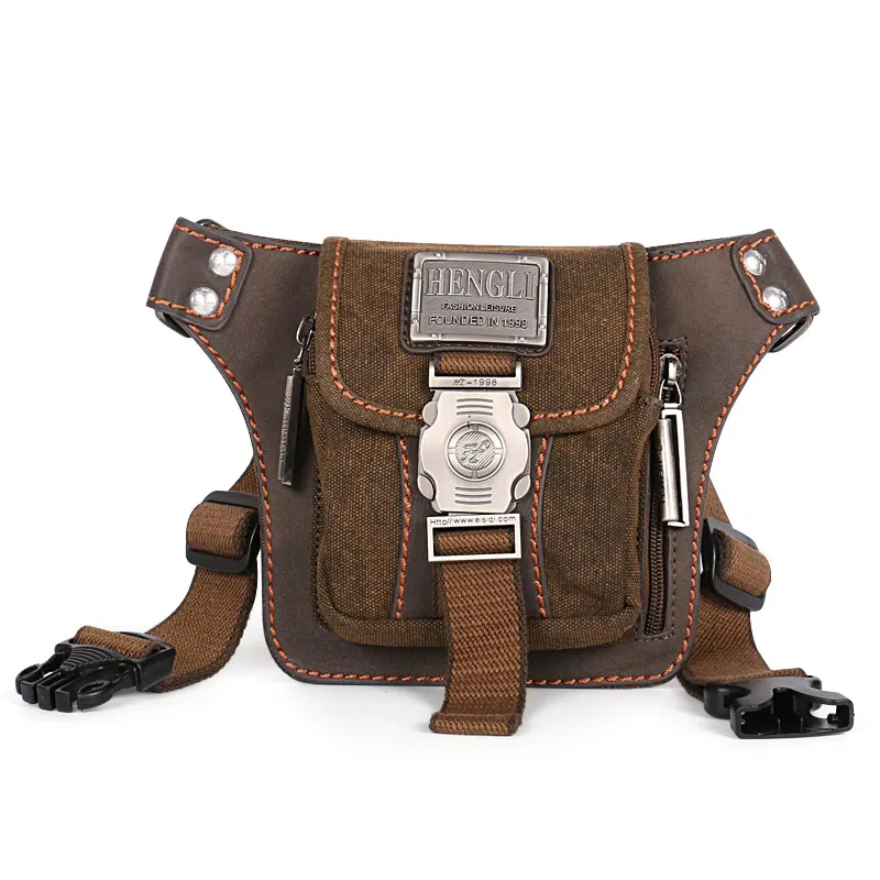 Sac de ceinture Mini rétro mode Portable sac de taille sac à main Portable Vintage toile loisirs tourisme taille Packs tactique fanny pack