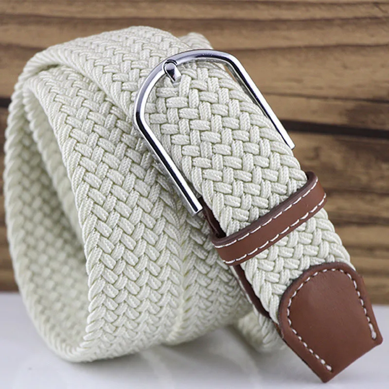 Ceinture élastique tressée pour hommes et femmes, de haute qualité, pour cowboy, pour femmes, de styliste, pour pantalon en jean, tendance pour enfants