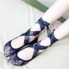 Chaussettes Invisibles Antidérapantes en Dentelle avec Ceinture pour Femme et Fille, Harajuku, Vintage, Mignon, Rétro, Coupe Basse, Princesse Blanche, Été