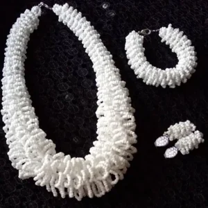 Dudo bijoux ensembles de bijoux blancs cristal célébrité collier ensemble de marque couleurs personnalisées ensemble de bijoux africain