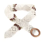 Ceinture tressée rétro pour femmes, 100-105CM, style bohème, très large, chaîne de taille, 1 pièce