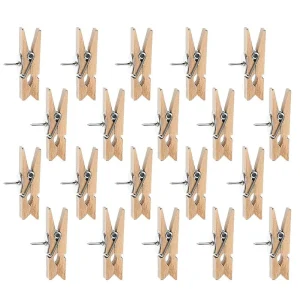 Punaises avec Clips en bois punaises punaises punaises, trombones créatifs avec épingles pour panneaux de liège Notes Photos mur et Cr