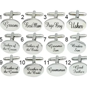 Lèvent de manchette de mariage, vente en gros et au détail, 12 modèles en option, document argenté, matériel en cuivre, design de marié à la mode