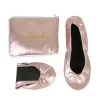 Ballerines portables pour femmes, chaussures plates, ballerines retroussables, après la fête, pour patients, pour fête de mariage