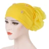 hijab musulman à couverture complète pour femmes, chapeau de perles élastiques, écharpe de tête, turban musulman, casquette pour filles