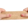 ceinture ronde en bois pour femmes, ceinture en paille élastique, large sangle tressée décontractée, tissée pour filles, mode pp, styliste féminin