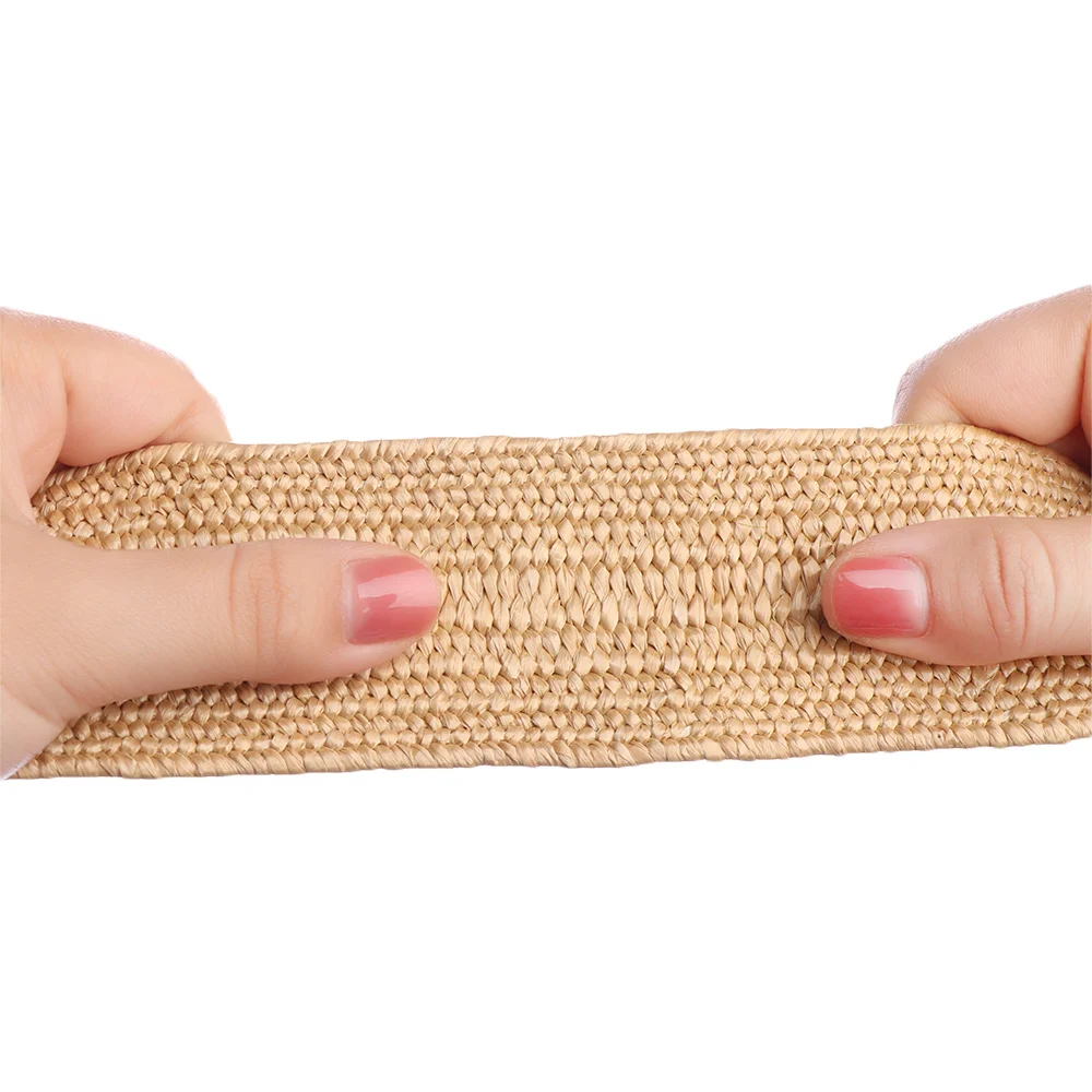 ceinture ronde en bois pour femmes, ceinture en paille élastique, large sangle tressée décontractée, tissée pour filles, mode pp, styliste féminin